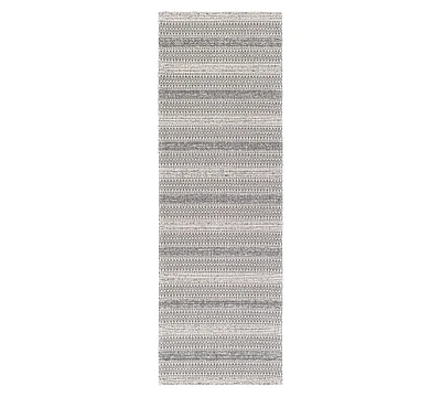 Loida Machine Washable Striped Cotton Rug