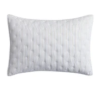 Carter Striped Quilted Sham