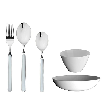 Fantasia Italian Stainless Steel Baby Flatware Set