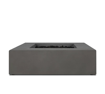 Arbor Concrete Low Square Fire Pit Table (40")