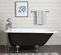 Salavina  60" Clawfoot Painted Bathtub