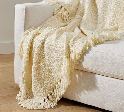 Dreamy Handwoven Fringe Throw