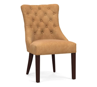 Hayes Tufted Leather Dining Chair