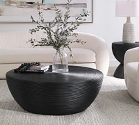 MJ Round Rattan Coffee Table (44")