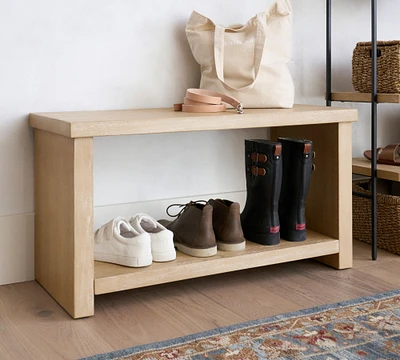 Modern Farmhouse Shoe Bench