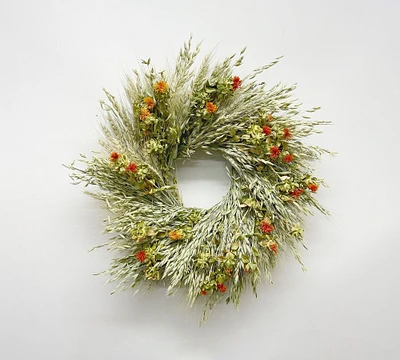 Dried Savannah Prairie Wreath