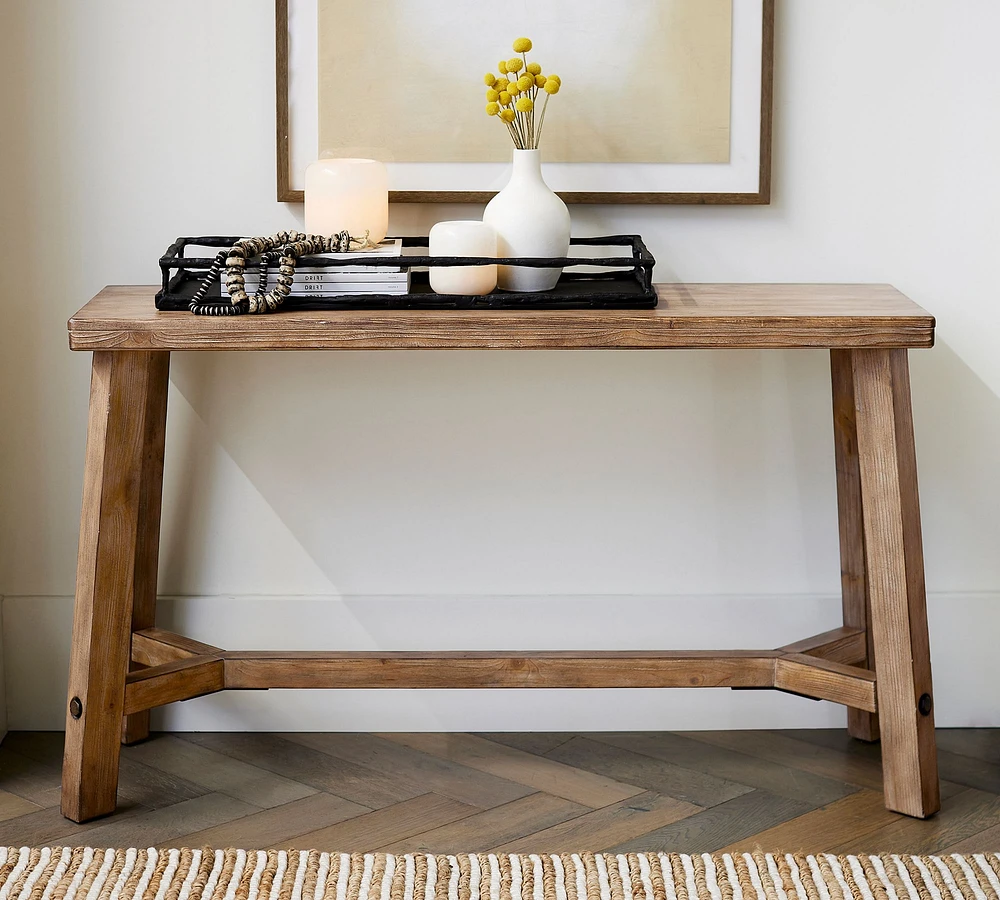 Rustic Farmhouse Console Table (53")