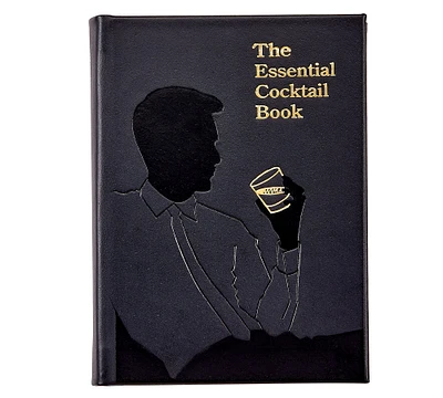 Essential Cocktail Leather-Bound Book