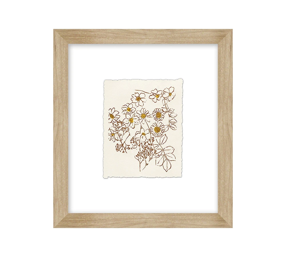 Wildflowers in Rouge Print Wall Art
