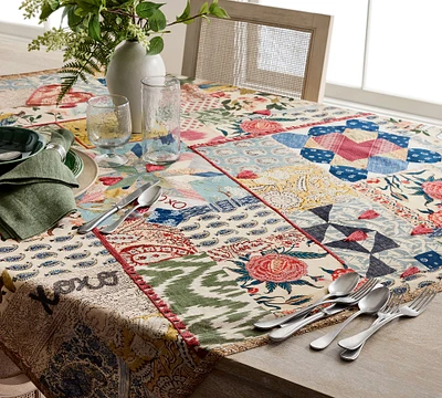 Elise Love Embroidered Table Throw