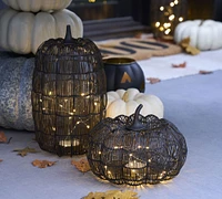 Lit Wire Pumpkins