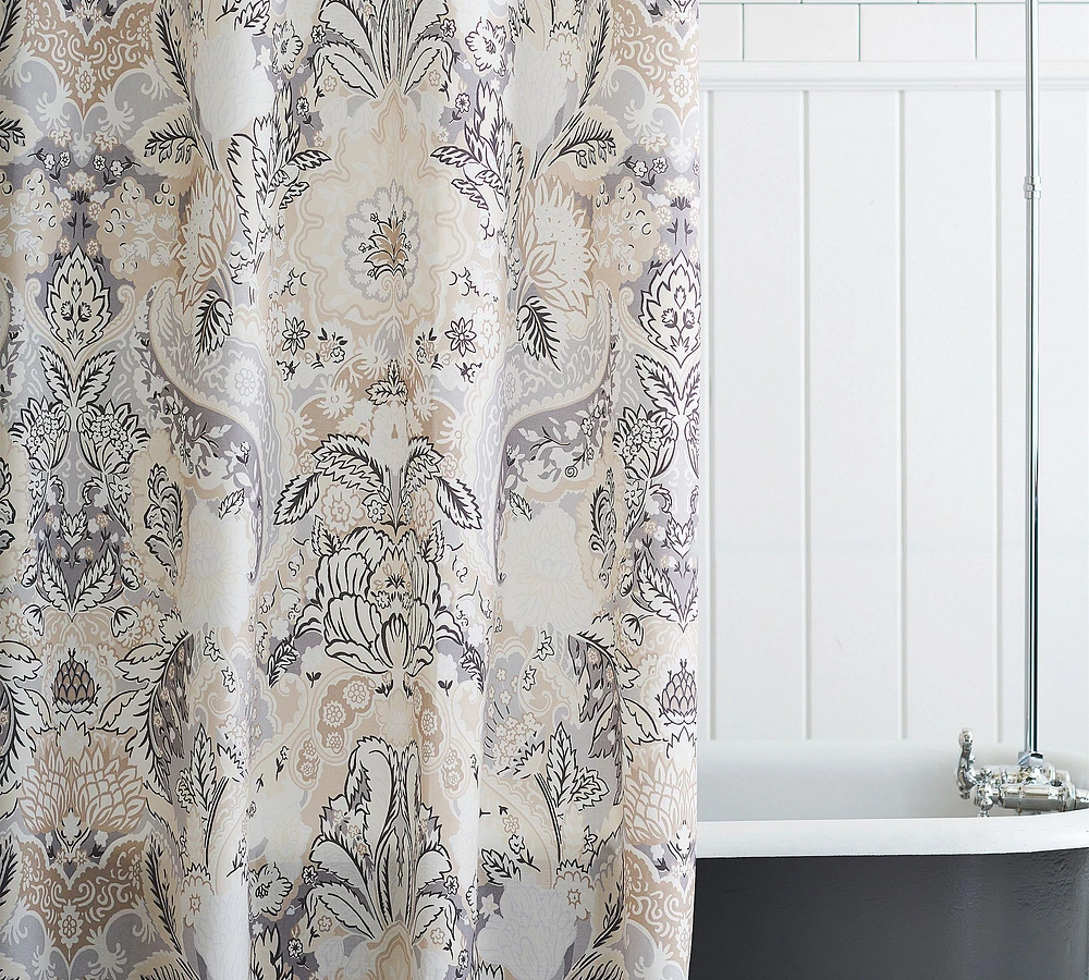 Celeste Cotton Shower Curtain