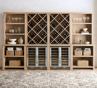 Modern Farmhouse 136" Grand Wine Storage