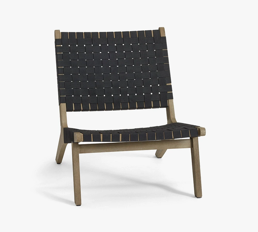 Open Box: Abbott FSC® Acacia Woven Outdoor Lounge Chair