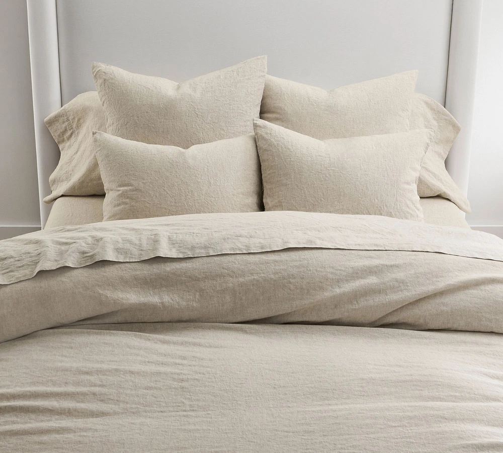 European Flax Linen Cotton Duvet Cover