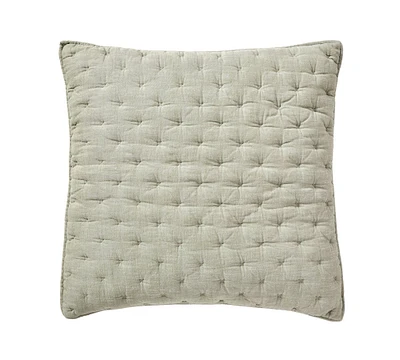 Cotton Cross Stitch Quilted Sham