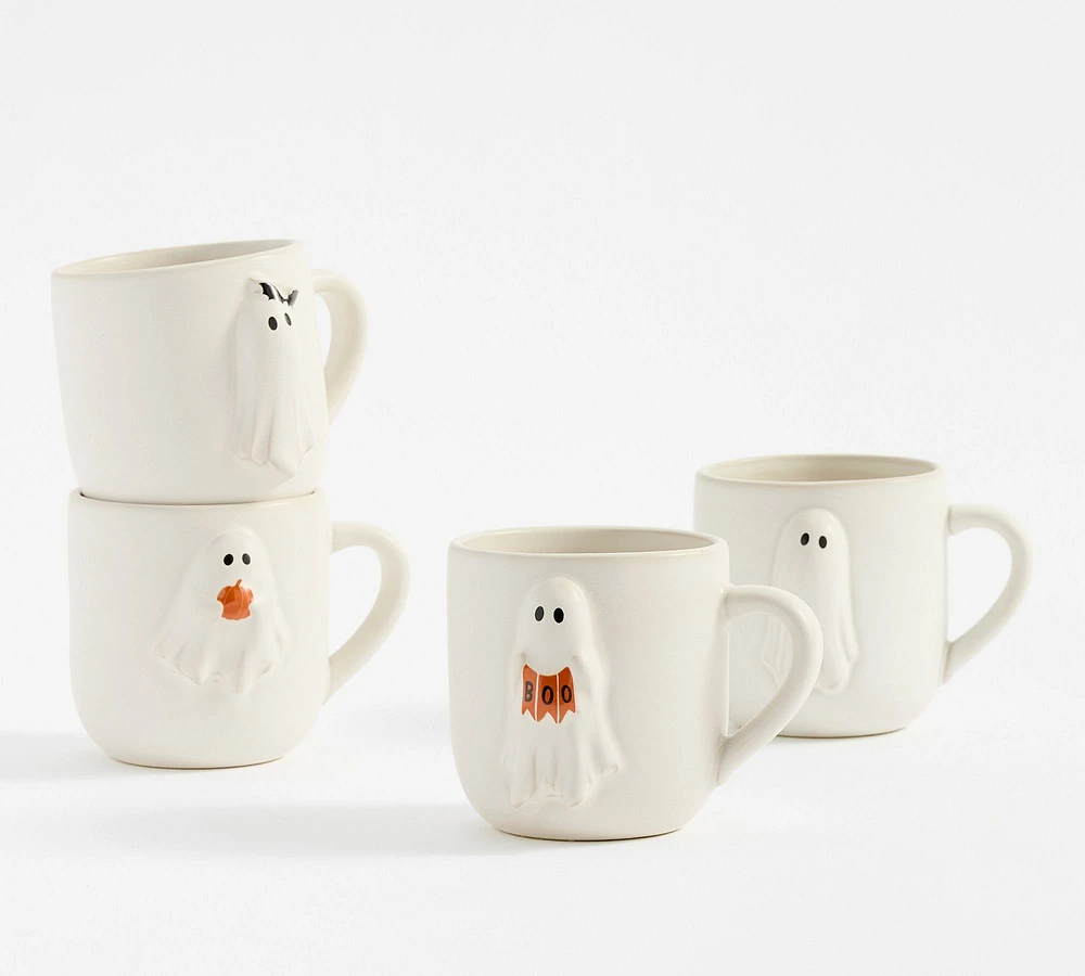 Scary Squad Stoneware Mug - Set of 4