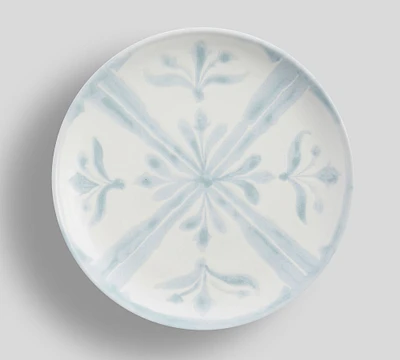 Chambray Tile Stoneware Salad Plates