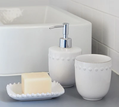 Costa Nova Pearl Stoneware Bathroom Accessories