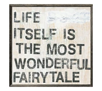 Life Itself Wall Art Gray Frame