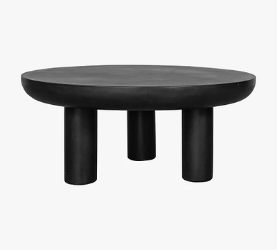 Alina Round Concrete Outdoor Coffee Table