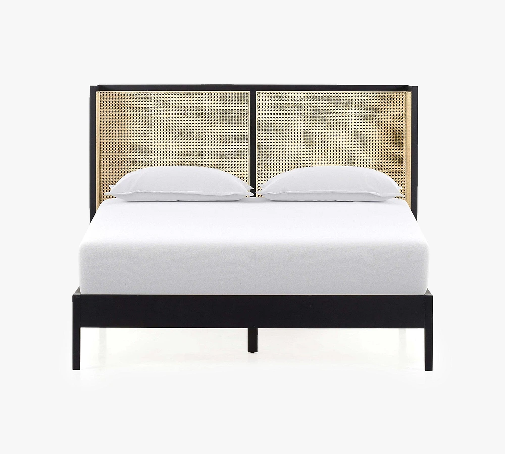 Lisbon Cane Platform Bed