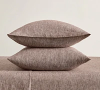 Belgian Flax Linen Hemstitch Pillowcases - Set of 2