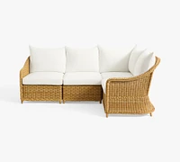 Westport Wicker -Piece Outdoor Sectional (93