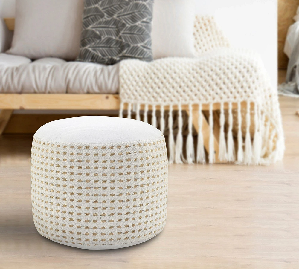 Gavi Jute Pouf