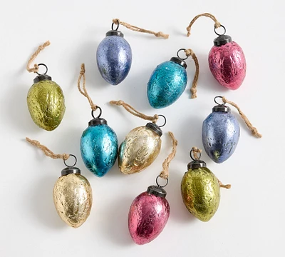 Mercury Easter Egg Ornaments - Set of 10