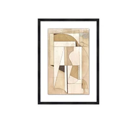 Sculpted Neutrals Framed Print
