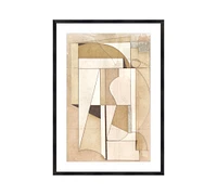 Sculpted Neutrals Framed Print