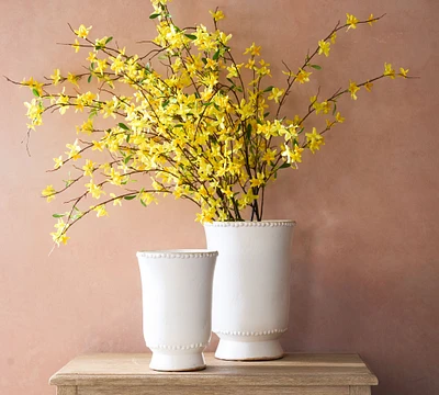 Faux Yellow Forsythia Branch