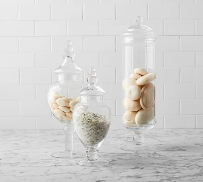 Classic Handcrafted Glass Apothecary Jars