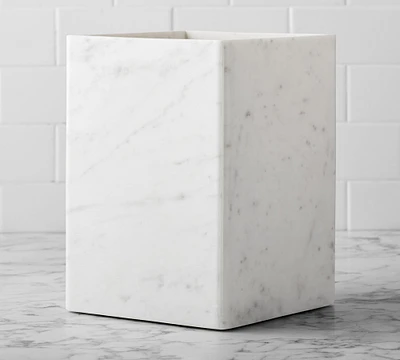 Frost Handcrafted Marble Trash Can