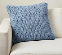 Chunky Sweater Handknit Pillow
