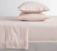 Open Box: Belgian Flax Linen Hemstitch Sheet Set