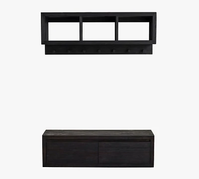 Folsom Entryway Wall Shelf & Bench