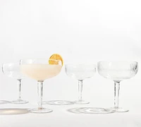 Hammered Outdoor Margarita Glasses