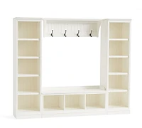 Aubrey 4-Piece Entryway Set With Bookcases