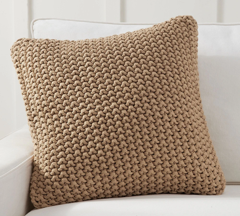 Bayside Seed Stitch Pillow