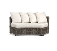 Build Your Own - Huntington Wicker Rounded Outdoor Sectional Components