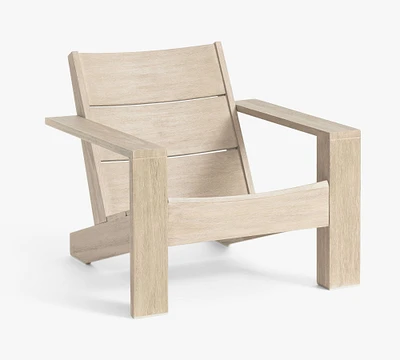 Indio Eucalyptus Modern Outdoor Adirondack Chair