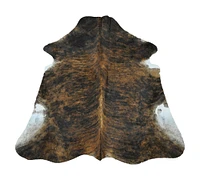 Brindle Brown Multi Cow Hide Rug