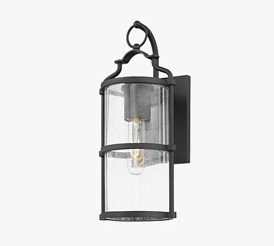 Brennon Outdoor Seeded Glass Sconce (14")