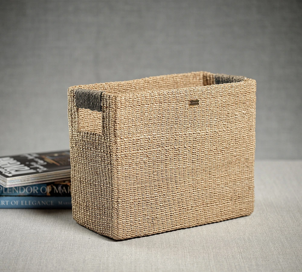 Myra Handwoven Rectangular Basket