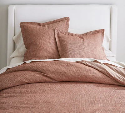 Open Box: Belgian Flax Linen Waffle Duvet Cover