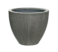 Ridged Short Tapered Cylinder Ficonstone Planter