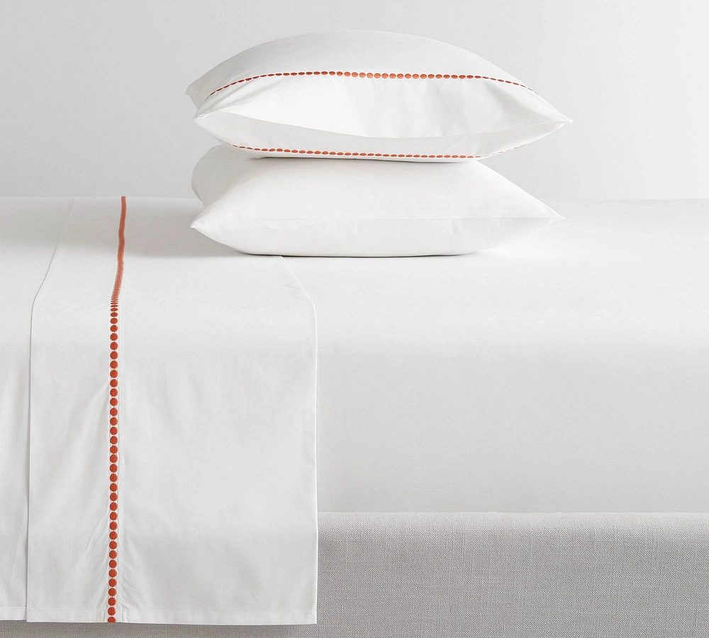 Pearl Organic Percale Sheet Set
