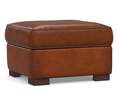 Townsend Leather Ottoman